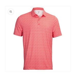 1764 Men's Gear Up Bicycles Red/Hibiscus Golf Polo Shirt - XL